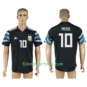 Koszulka Argentyna Lionel Messi 10 Wyjazdowe Koszulki Piłkarskie Mistrzostwa Świata 2018