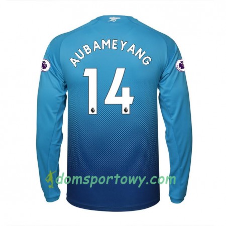 Koszulka Arsenal Aubameyang 14 Wyjazdowe Koszulki Piłkarskie 2017-2018 Długi Rękaw