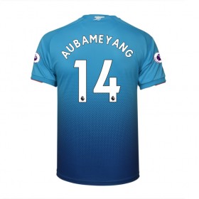Koszulka Arsenal Aubameyang 14 Wyjazdowe Koszulki Piłkarskie 2017-2018 Krótki Rękaw