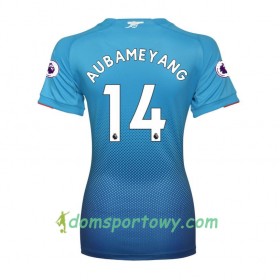 Koszulka Arsenal Aubameyang 14 Damska Wyjazdowe Koszulki Piłkarskie 2017-2018 Krótki Rękaw