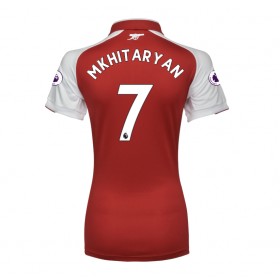 Koszulka Arsenal Henrikh Mkhitaryan 7 Damska Domowe Koszulki Piłkarskie 2017-2018 Krótki Rękaw