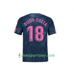 Koszulka Atlético Madryt Diego Costa 18 Trzeci Koszulki Piłkarskie 2017-2018 Krótki Rękaw