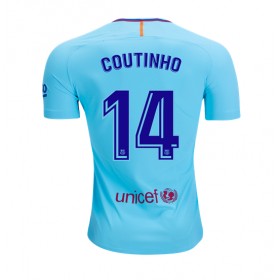 Koszulka FC Barcelona Philippe Coutinho 14 Wyjazdowe Koszulki Piłkarskie 2017-2018 Krótki Rękaw