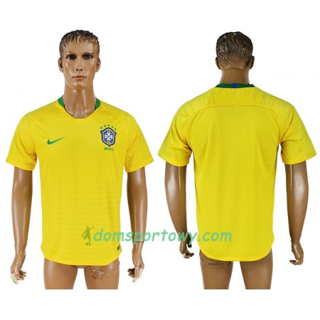 Koszulka Brazylia Domowe Koszulki Piłkarskie Mistrzostwa Świata 2018