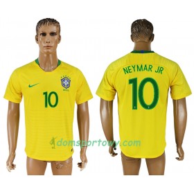 Koszulka Brazylia Neymar Jr 10 Domowe Koszulki Piłkarskie Mistrzostwa Świata 2018