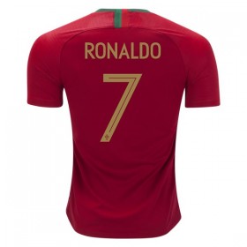 Koszulka Portugalia Cristiano Ronaldo 7 Domowe Koszulki Piłkarskie Mistrzostwa Świata 2018