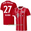Koszulka Bayern Monachium Alaba 27 Domowe Koszulki Piłkarskie 2017-2018 Krótki Rękaw