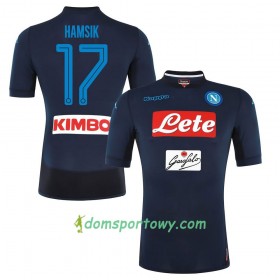 Koszulka SSC Napoli Hamsik 17 Trzeci Koszulki Piłkarskie 2017-2018 Krótki Rękaw