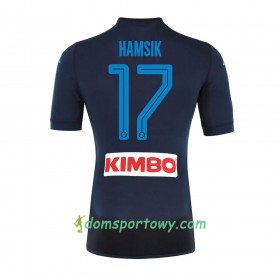 Koszulka SSC Napoli Hamsik 17 Trzeci Koszulki Piłkarskie 2017-2018 Krótki Rękaw