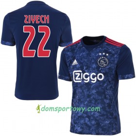 Koszulka Ajax Amsterdam Ziyech 22 Wyjazdowe Koszulki Piłkarskie 2017-2018 Krótki Rękaw
