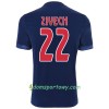 Koszulka Ajax Amsterdam Ziyech 22 Wyjazdowe Koszulki Piłkarskie 2017-2018 Krótki Rękaw