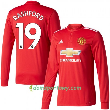 Koszulka Manchester United Rashford Domowe Koszulki Piłkarskie 2017-2018 Długi Rękaw