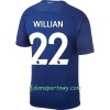 Koszulka Chelsea Willian Domowe Koszulki Piłkarskie 2017-2018 Krótki Rękaw