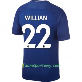 Koszulka Chelsea Willian Domowe Koszulki Piłkarskie 2017-2018 Krótki Rękaw