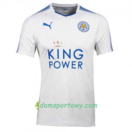 Koszulka Leicester City Trzeci Koszulki Piłkarskie 2017-2018 Krótki Rękaw