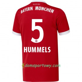 Koszulka Bayern Monachium Hummels 5 Domowe Koszulki Piłkarskie 2017-2018 Krótki Rękaw
