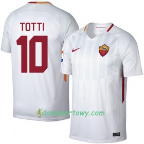 Koszulka AS Roma Totti 10 Wyjazdowe Koszulki Piłkarskie 2017-2018 Krótki Rękaw