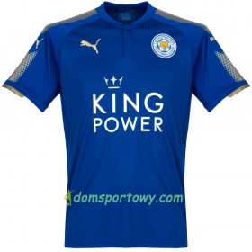 Koszulka Leicester City Domowe Koszulki Piłkarskie 2017-2018 Krótki Rękaw