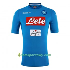 Koszulka SSC Napoli Domowe Koszulki Piłkarskie 2017-2018 Krótki Rękaw