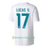 Koszulka Real Madryt Lucas V. Domowe Koszulki Piłkarskie 2017-2018 Krótki Rękaw