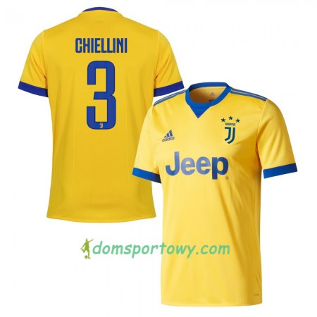 Koszulka Juventus Chiellini 3 Wyjazdowe Koszulki Piłkarskie 2017-2018 Krótki Rękaw