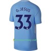 Koszulka Manchester City G. Jesus Domowe Koszulki Piłkarskie 2017-2018 Krótki Rękaw