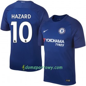 Koszulka Chelsea Hazard Domowe Koszulki Piłkarskie 2017-2018 Krótki Rękaw