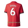 Koszulka Manchester United Pogba 6 Domowe Koszulki Piłkarskie 2017-2018 Krótki Rękaw