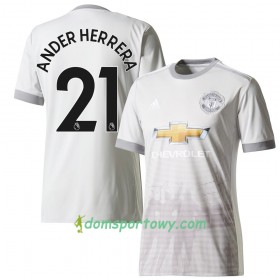 Koszulka Manchester United Ander Herrera Trzeci Koszulki Piłkarskie 2017-2018 Krótki Rękaw