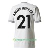 Koszulka Manchester United Ander Herrera Trzeci Koszulki Piłkarskie 2017-2018 Krótki Rękaw