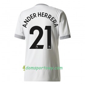 Koszulka Manchester United Ander Herrera Trzeci Koszulki Piłkarskie 2017-2018 Krótki Rękaw