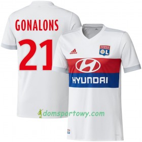 Koszulka Olympique Lyon Gonalons Domowe Koszulki Piłkarskie 2017-2018 Krótki Rękaw