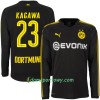 Koszulka Borussia Dortmund Kagawa 23 Wyjazdowe Koszulki Piłkarskie 2017-2018 Długi Rękaw
