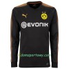Koszulka Borussia Dortmund Bramkarska Domowe Koszulki Piłkarskie 2017-2018 Długi Rękaw
