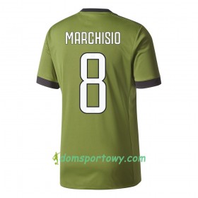 Koszulka Juventus Marchisio 8 Trzeci Koszulki Piłkarskie 2017-2018 Krótki Rękaw
