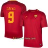 Koszulka AS Roma Dzeko 9 Domowe Koszulki Piłkarskie 2017-2018 Krótki Rękaw