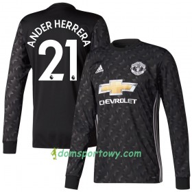 Koszulka Manchester United Ander Herrera Wyjazdowe Koszulki Piłkarskie 2017-2018 Długi Rękaw