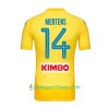 Koszulka SSC Napoli Mertens 14 Away Jersy 2017-2018 Krótki Rękaw