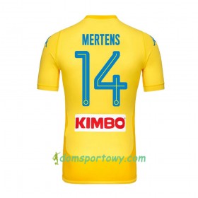 Koszulka SSC Napoli Mertens 14 Away Jersy 2017-2018 Krótki Rękaw