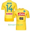 Koszulka SSC Napoli Mertens 14 Away Jersy 2017-2018 Krótki Rękaw