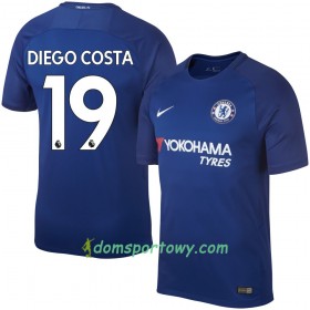 Koszulka Chelsea Diego Costa Domowe Koszulki Piłkarskie 2017-2018 Krótki Rękaw