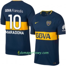 Koszulka Boca Juniors Maradona Domowe Koszulki Piłkarskie 2017-2018 Krótki Rękaw