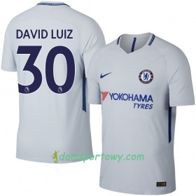 Koszulka Chelsea David Luiz Wyjazdowe Koszulki Piłkarskie 2017-2018 Krótki Rękaw