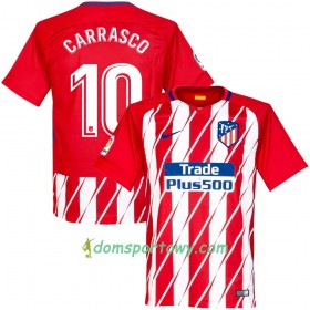 Koszulka Atlético Madryt Carrasco 10 Domowe Koszulki Piłkarskie 2017-2018 Krótki Rękaw
