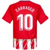 Koszulka Atlético Madryt Carrasco 10 Domowe Koszulki Piłkarskie 2017-2018 Krótki Rękaw