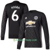 Koszulka Manchester United Pogba 6 Wyjazdowe Koszulki Piłkarskie 2017-2018 Długi Rękaw