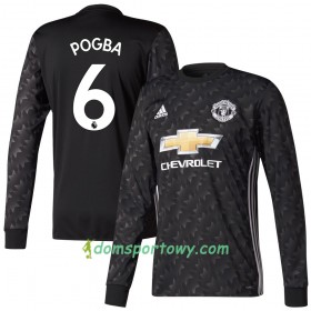 Koszulka Manchester United Pogba 6 Wyjazdowe Koszulki Piłkarskie 2017-2018 Długi Rękaw