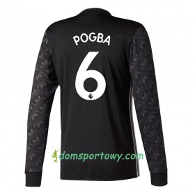 Koszulka Manchester United Pogba 6 Wyjazdowe Koszulki Piłkarskie 2017-2018 Długi Rękaw