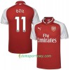 Koszulka Arsenal Özil Domowe Koszulki Piłkarskie 2017-2018 Krótki Rękaw