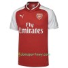 Koszulka Arsenal Özil Domowe Koszulki Piłkarskie 2017-2018 Krótki Rękaw